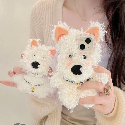 Teddy Westie AirPods Case