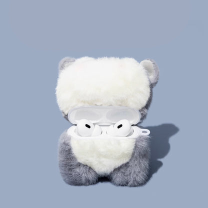 Plush Schnauzer AirPods Case