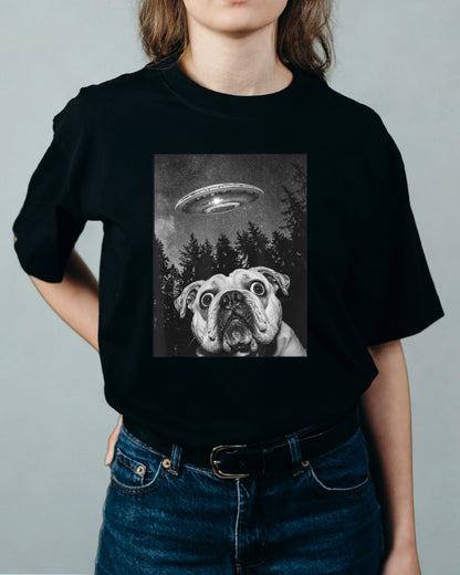 UFO Bulldog T-Shirt