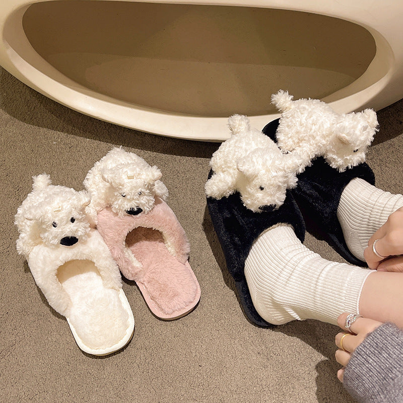 Westie Toy Slippers