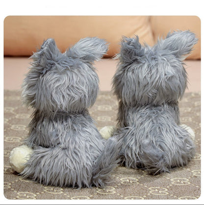 Fluffy Schnauzer Plush Toy