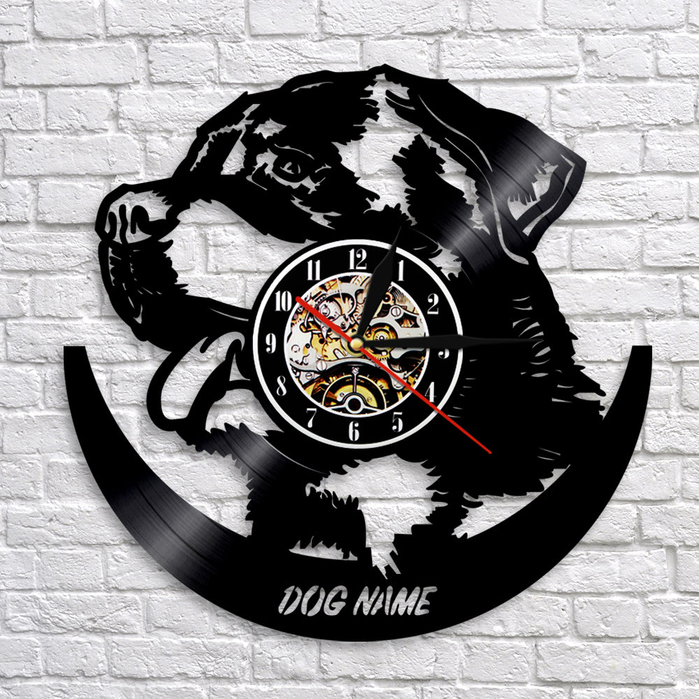 Vinyl German Shepherd Wall Clock