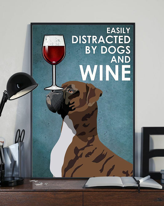 Boxer Retro Metal Sign