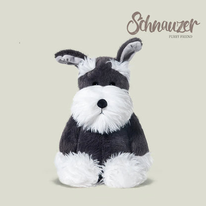 Fluffy Schnauzer Plush Toy