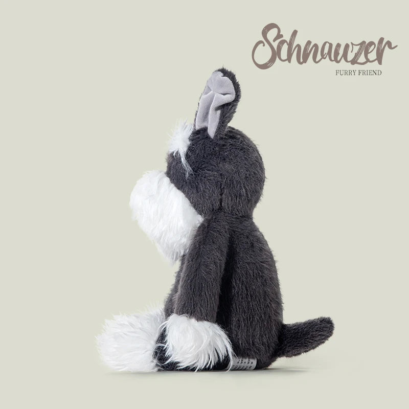 Fluffy Schnauzer Plush Toy