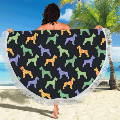 Schnauzer Beach Towel