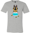 Antidepressant German Shepherd Premium Fitted Men/Unisex T-shirt