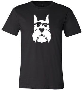 I love Schnauzer Premium Fitted Men/Unisex Tee
