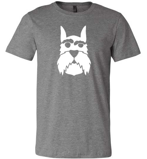 I love Schnauzer Premium Fitted Men/Unisex Tee