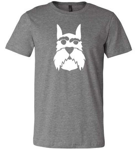 I love Schnauzer Premium Fitted Men/Unisex Tee