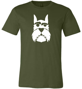 I love Schnauzer Premium Fitted Men/Unisex Tee