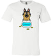 Antidepressant German Shepherd Premium Fitted Men/Unisex T-shirt