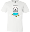 Antidepressant Westie Premium Fitted Men/Unisex T-shirt