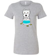 Antidepressant Westie Premium Fitted Lady T-shirt