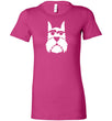 I love Schnauzer Premium Fitted Lady Tee