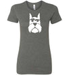 I love Schnauzer Premium Fitted Lady Tee