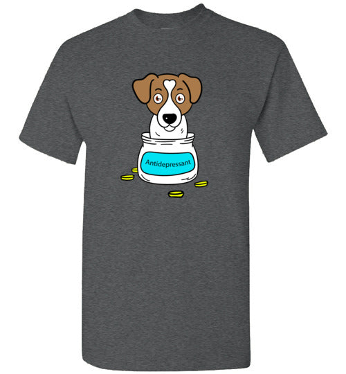 Antidepressant Jack Russell Classic Men/Unisex T-shirt