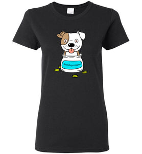 Antidepressant Staffy Classic Lady T-shirt