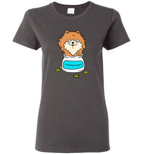 Antidepressant Pomeranian Classic Lady T-shirt
