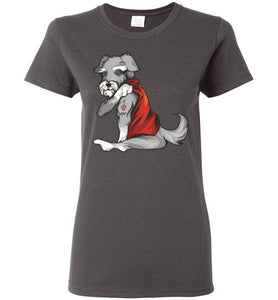 I love Mom Tattoo Schnauzer T-Shirt