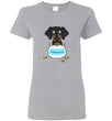 Antidepressant Dachshund Classic Lady T-shirt