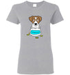 Antidepressant Jack Russell Classic Lady T-shirt
