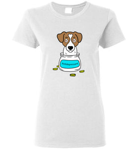 Antidepressant Jack Russell Classic Lady T-shirt