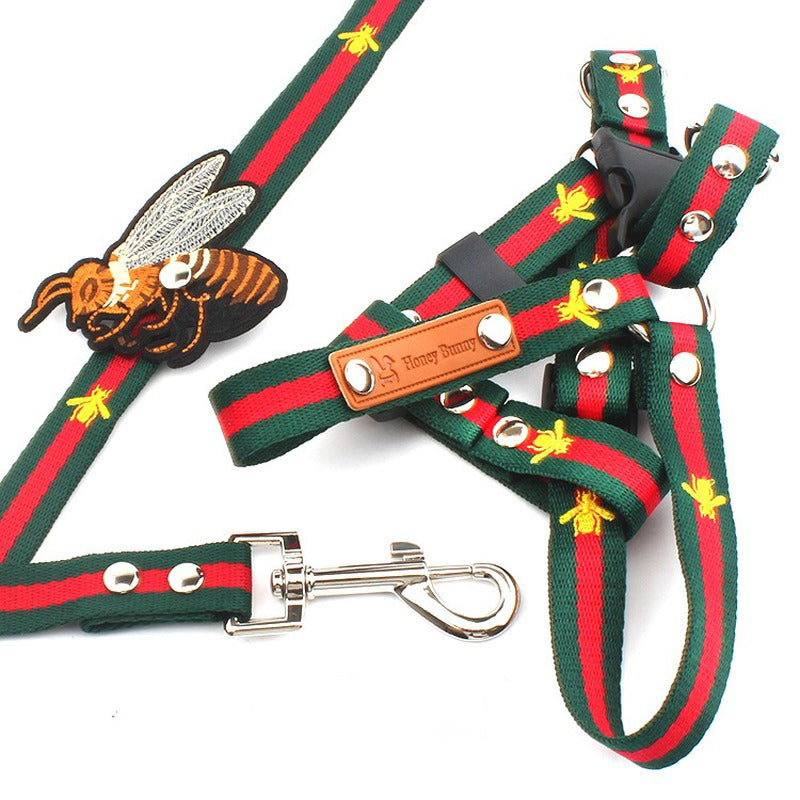 Gucci Dog harness and leash, dog Accessories