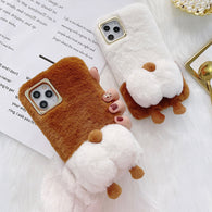 Corgi butt phone case plush plush 12pro