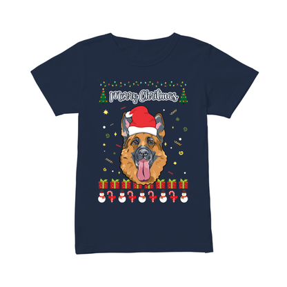 Merry Christmas German Shepherd - Women's T-shirt