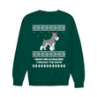 Miniature Schnauzer Through The Snow - Unisex Sweatshirt