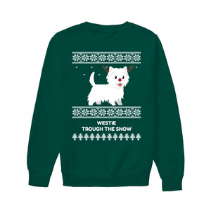 Westie Through The Snow  - Unisex Sweatshirt