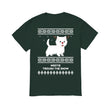 Westie Through The Snow  - Men's T-Shirt