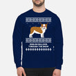 Bulldog Through The Snow - Unisex Sweatshirt