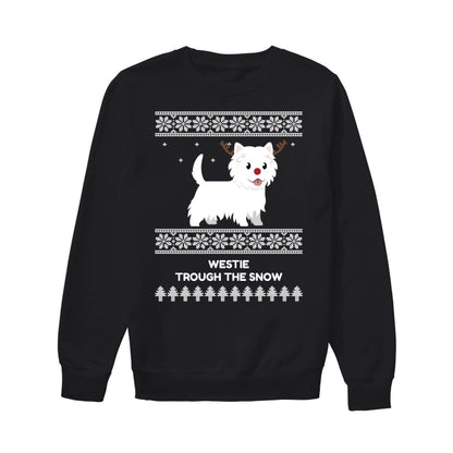 Westie Through The Snow  - Unisex Sweatshirt
