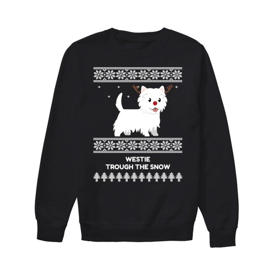 Westie Through The Snow  - Unisex Sweatshirt
