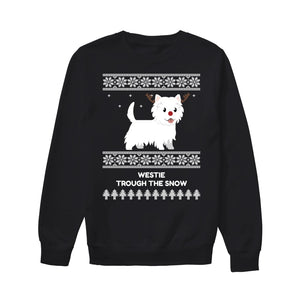 Westie Through The Snow  - Unisex Sweatshirt