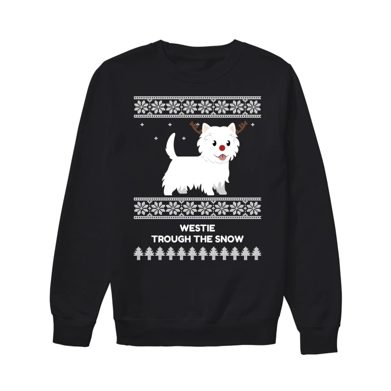 Westie Through The Snow  - Unisex Sweatshirt