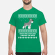 Miniature Schnauzer Through The Snow - Men's T-Shirt