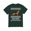 German Shepherd Through The Snow - Men's T-Shirt