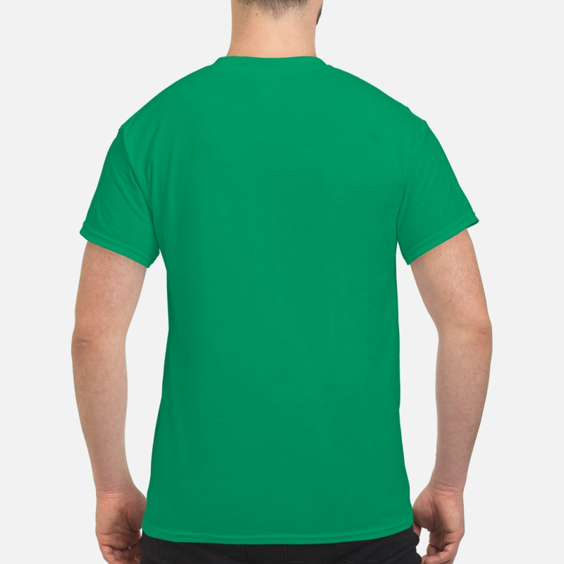 Bulldog Through The Snow - Men's T-Shirt