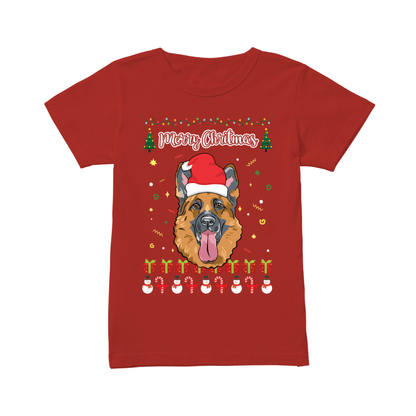 Merry Christmas German Shepherd - Women's T-shirt