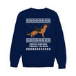 German Shepherd Through The Snow - Unisex Sweatshirt