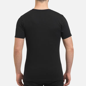 Miniature Schnauzer Through The Snow - Premium Men's T-shirt