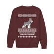 Miniature Schnauzer Through The Snow - Unisex Sweatshirt