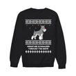 Miniature Schnauzer Through The Snow - Unisex Sweatshirt