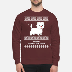 Westie Through The Snow  - Unisex Sweatshirt