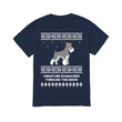 Miniature Schnauzer Through The Snow - Men's T-Shirt