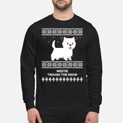 Westie Through The Snow  - Unisex Sweatshirt