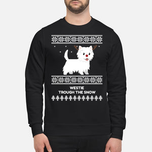 Westie Through The Snow  - Unisex Sweatshirt